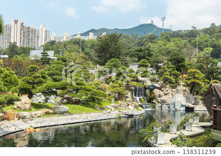 Minami Ren'en Pond, a park surrounded by skyscrapers Minami Ren'en Pond, a park surrounded by skyscrapers 138311239