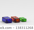 Transparent plastic electronic enclosures in different colors for DIY electronics and IoT projects 138311268