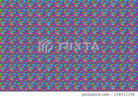 Dark colorful abstract seamless pattern design 138311336