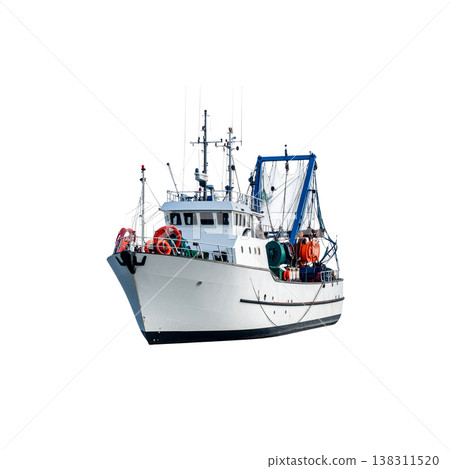 A sailboat on a white background. 138311520