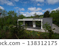 Modular modern minimalist house in forest setting with low energy design and renewable solar features 138312175