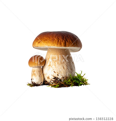 Mushrooms on a white background. Mushrooms on a white background. 138312228