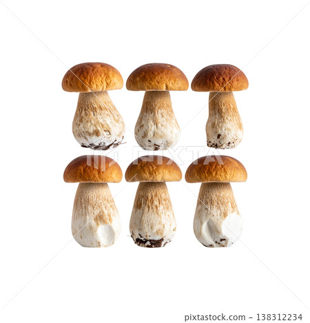 Mushrooms on a white background. Mushrooms on a white background. 138312234