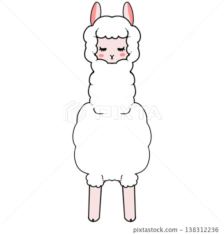 Cute alpaca Cute alpaca 138312236
