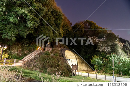 隧道、櫻花、夜景、步道、山路、日本、春天、夜櫻、公園景色、日本風景、自然風光 隧道、櫻花、夜景、步道、山路、日本、春天、夜櫻、公園景色、日本風景、自然風光 138312896