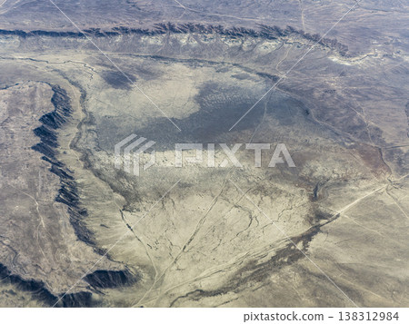 Aerial view of the Ustyurt Plateau - Mangystau, Kazakhstan Aerial view of the Ustyurt Plateau - Mangystau, Kazakhstan 138312984