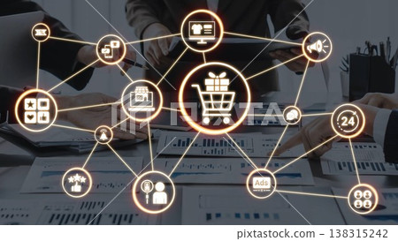 Social Media Shopping for E-commerce Business Funnel Social Media Shopping for E-commerce Business Funnel 138315242