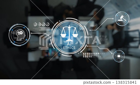 Ethical Considerations in Artificial Intelligence Development and Implementation for Responsible Technology Practices. Raster 138315841