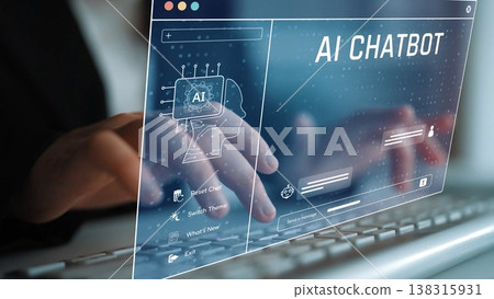 AI chatbot interface for automated communication and support Marrow 138315931