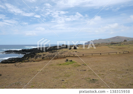 復活節島：阿胡特皮托庫拉火山和波伊克火山的景觀 138315938