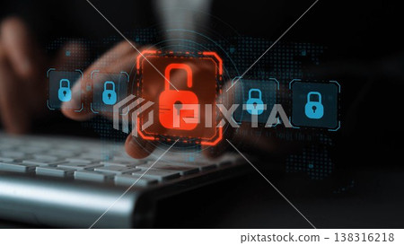 Cybersecurity Breach Highlighting Data Vulnerability Marrow 138316218