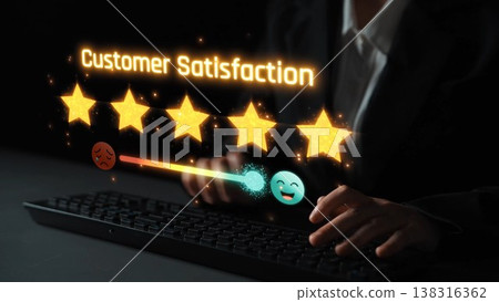 Customer satisfaction rating and feedback evaluation Marrow 138316362