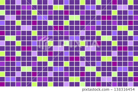 Geometric pattern, square, purple, green Geometric pattern, square, purple, green 138316454