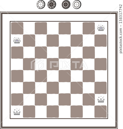 Crown Matching Game Grid - Vector Illustration Crown Matching Game Grid - Vector Illustration 138317742