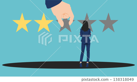 Illustration of checking and considering reviews Illustration of checking and considering reviews 138318049