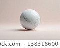 blue globe on a white background 138318600