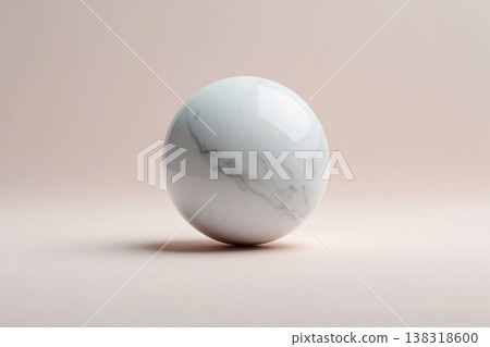 blue globe on a white background 138318600