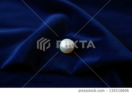 blue shiny silk as background 138318606