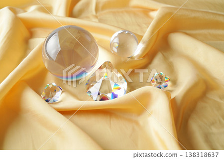 wedding rings on the bed 138318637