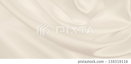 Smooth elegant golden silk or satin luxury cloth texture as wedding background. Luxurious background design. In Sepia toned. Retro style 138319116