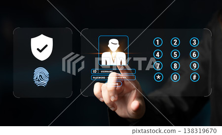 Multi Factor Authentication for Digital Security and Access Motif 138319670