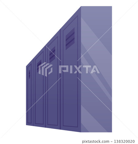 School locker flat style, strongboxes row, wardrobe closet metal furniture, gym cabinet vector cartoon storage furniture School locker flat style, strongboxes row, wardrobe closet metal furniture, gym cabinet vector cartoon storage furniture 138320020
