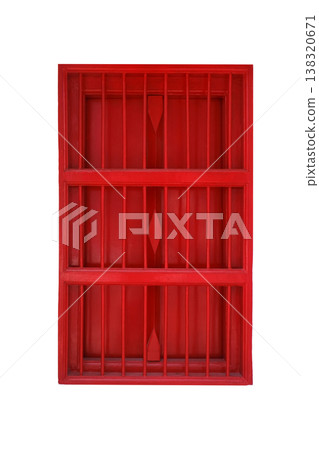 Vintage Thai Red Window Vintage Thai Red Window 138320671