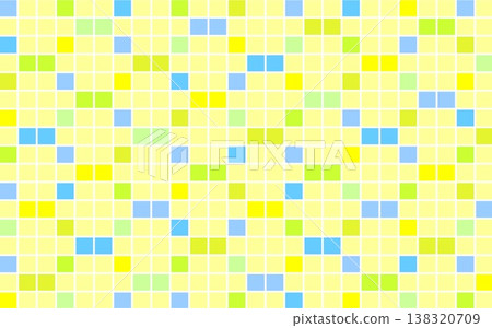 Geometric pattern, square, yellow, green, blue Geometric pattern, square, yellow, green, blue 138320709