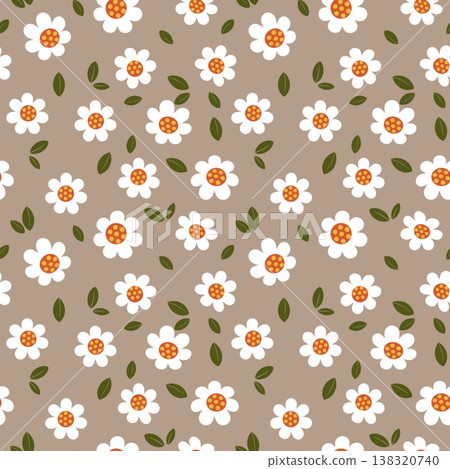 Flowers seamless background Flowers seamless background 138320740
