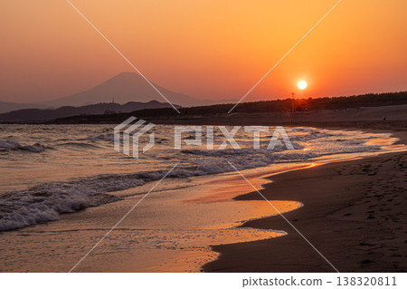 Evening view of the sea in Shonan Hiratsuka 138320811