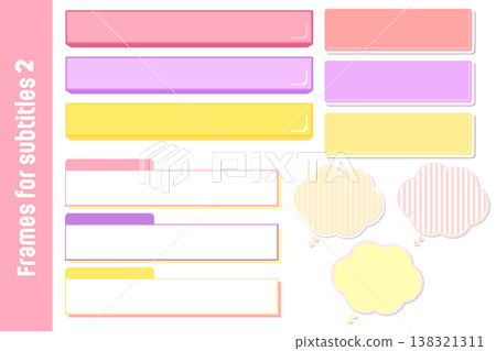 Fancy text base set Fancy text base set 138321311