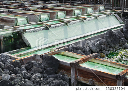 草津溫泉湯畑(群馬縣吾妻郡草津町) 草津溫泉湯畑(群馬縣吾妻郡草津町) 138322104