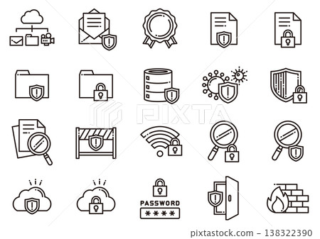 Security icons 07 138322390