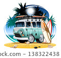 Cartoon Camper 138322438