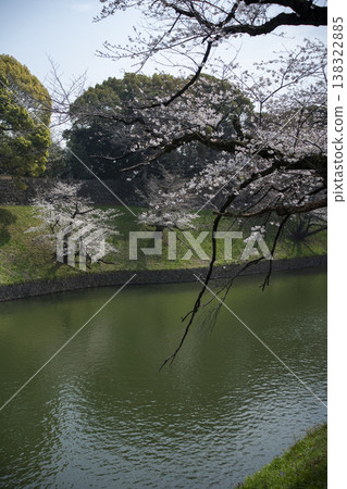 三月，九段下縣田安門附近的春日景色 138322885