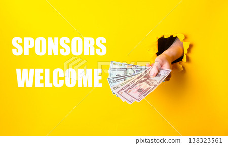 Creative Sponsorship Invitation with Money Creative Sponsorship Invitation with Money 138323561
