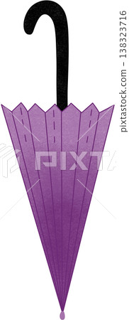 purple umbrella 138323716