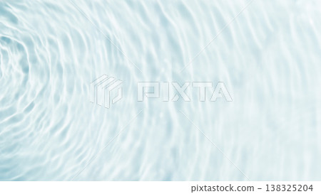 A refreshing background of beautiful water surface and ripples in light blue. A refreshing background of beautiful water surface and ripples in light blue. 138325204