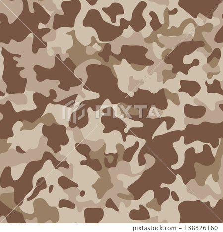 Camouflaging seamless pattern. Modern camo texture for army clothing Camouflaging seamless pattern. Modern camo texture for army clothing 138326160