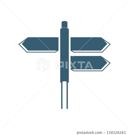 Signpost direction icon design Signpost direction icon design 138326261
