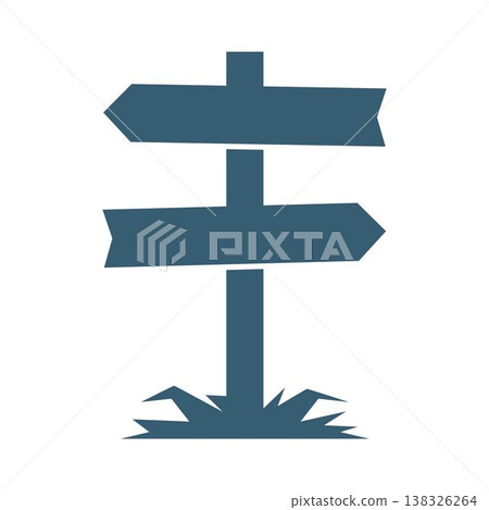 Signpost direction icon design Signpost direction icon design 138326264