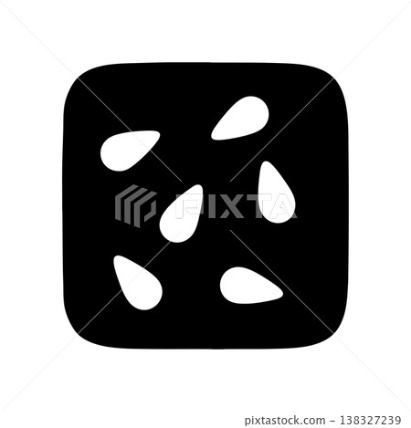 Sesame Monochrome Icon Sesame Monochrome Icon 138327239