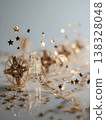 Golden film reel with stars for an Oscar celebration event 138328048