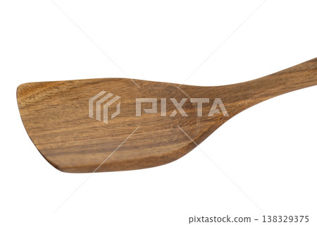 wooden kitchen spoons isolated on a white background wooden kitchen spoons isolated on a white background 138329375