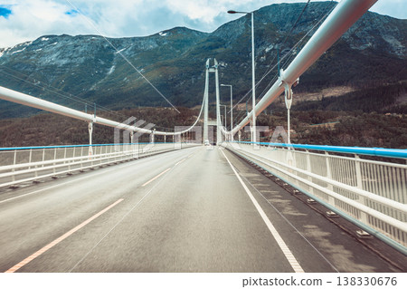 Suspension bridge in Norway Suspension bridge in Norway 138330676