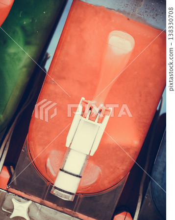 Colorful ice cream slushy smoothie machine Colorful ice cream slushy smoothie machine 138330708