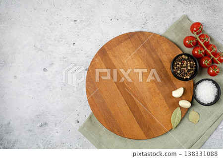 Wooden cutting board. Wooden cutting board. 138331088