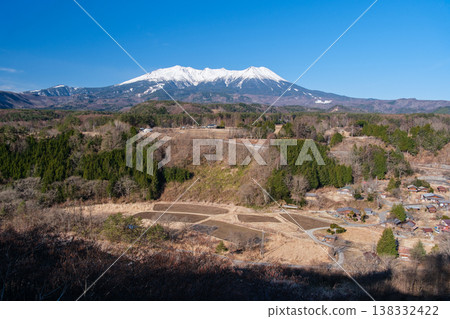 A mountain village in Kaida Plateau 138332422
