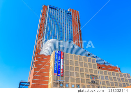 Urban scenery of Setagaya Ward, Tokyo Sangenjaya Carrot Tower 138332544