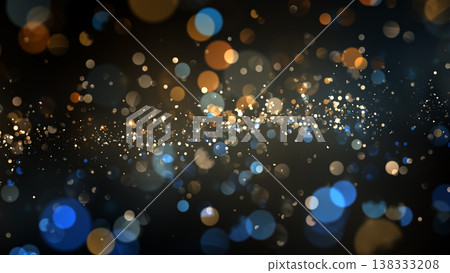 Particle Colorful Dots Particle Colorful Dots 138333208